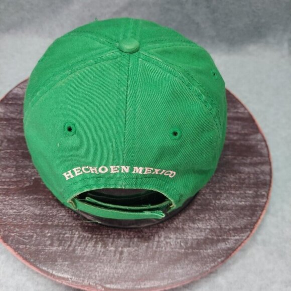 Corona Embroidered Patch  Adjustable Cap Green Miss Fina Hecho en Mexico - Picture 5 of 12